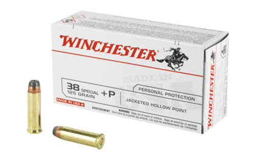 Ammunition Winchester Ammunition USA 38Special WIN USA 38SPL+P 125GR JHP 50/500